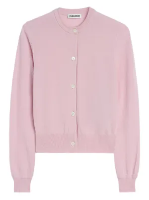 JIL SANDER NAVY ピンクカーディガン 長袖 Jil Sander カシミア カーディガン | ピンク | FARFETCH JP