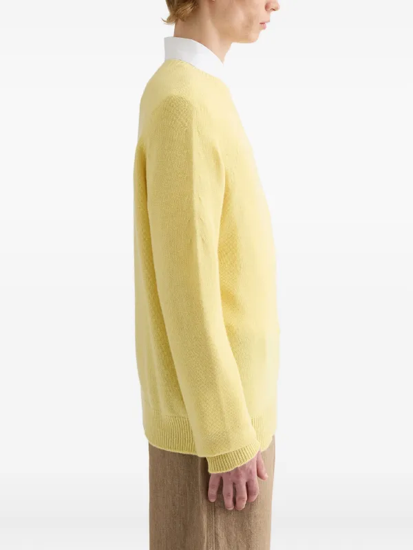 Jil Sander クルーネック セーター | イエロー | FARFETCH JP