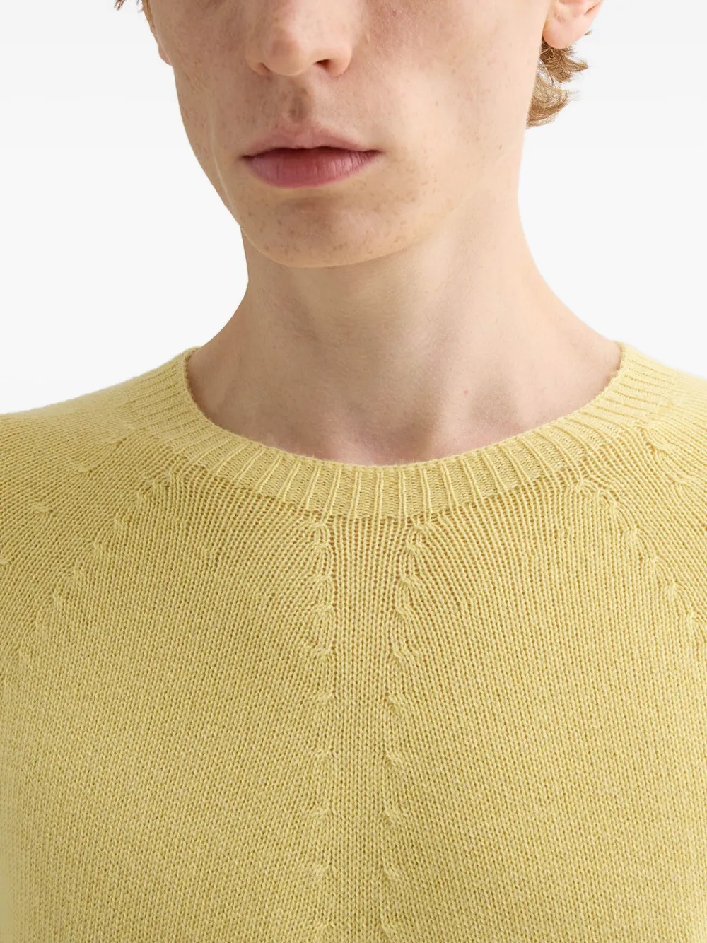 Jil Sander Trui met ronde hals Geel