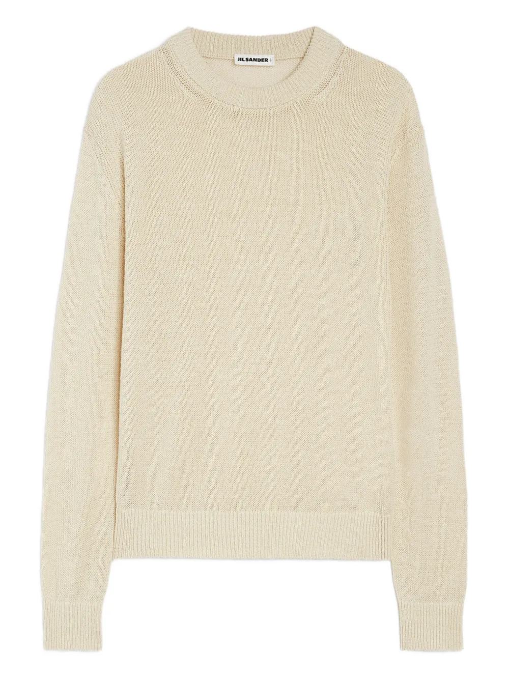 Jil Sander chunky-knit silk sweatshirt | Neutrals | Image 1