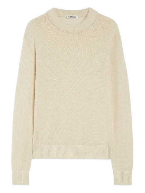 Jil Sander chunky-knit silk sweatshirt