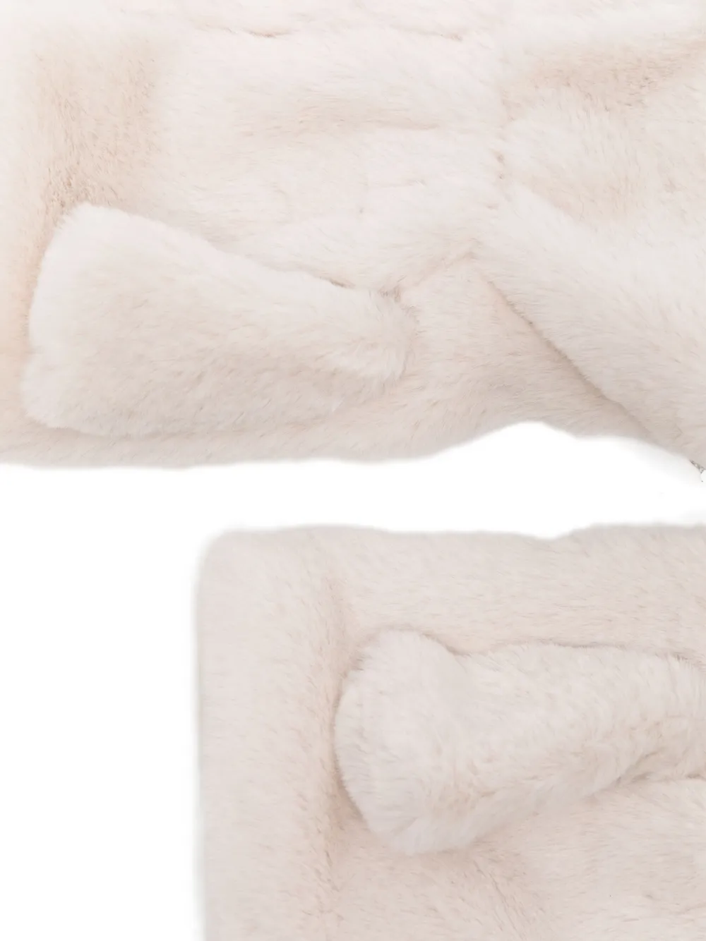 Alpo Faux-fur Gloves In Neutral