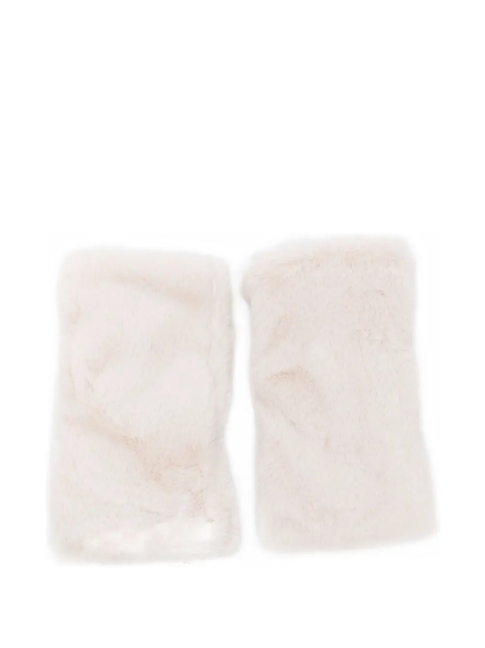 Alpo Faux-fur Gloves In Neutral