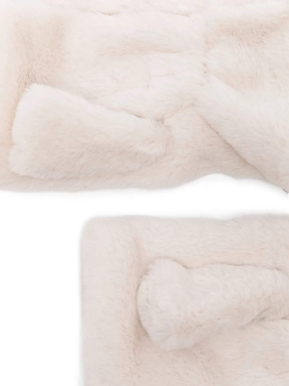 Alpo Handschoenen van imitatiebont Beige