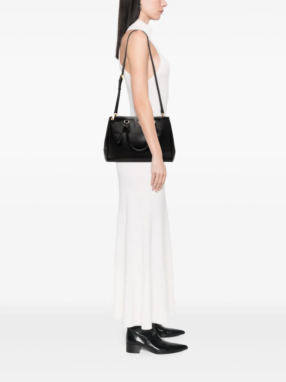 Prada Pre-Owned 2000-2025 Medium Saffiano Lux Galleria Double Zip satchel | Pre-Owned | Image 2