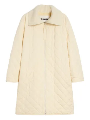 Jil Sander ウール コート | ホワイト | FARFETCH JP
