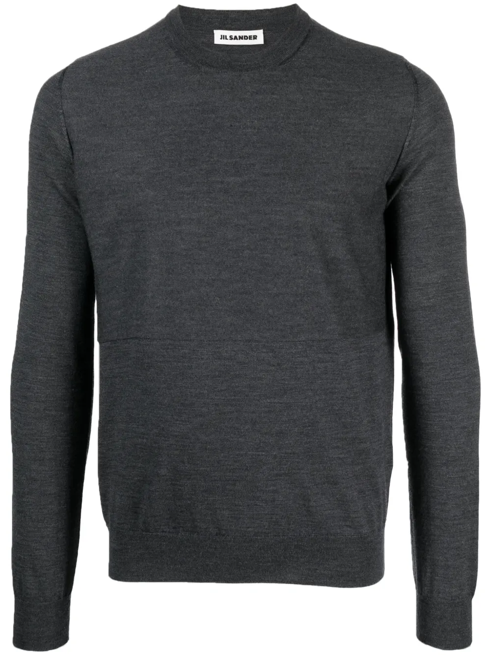 Jil Sander Wool Crew-Neck Sweater - ブラック Jil Sander Wool Crew-Neck Sweater - ブラック
