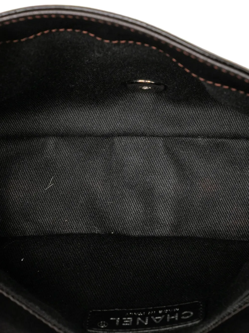 Pre-owned Chanel 2014-2015 Small Quilted Patent Coco Shine Flap Crossbody Bag In Black