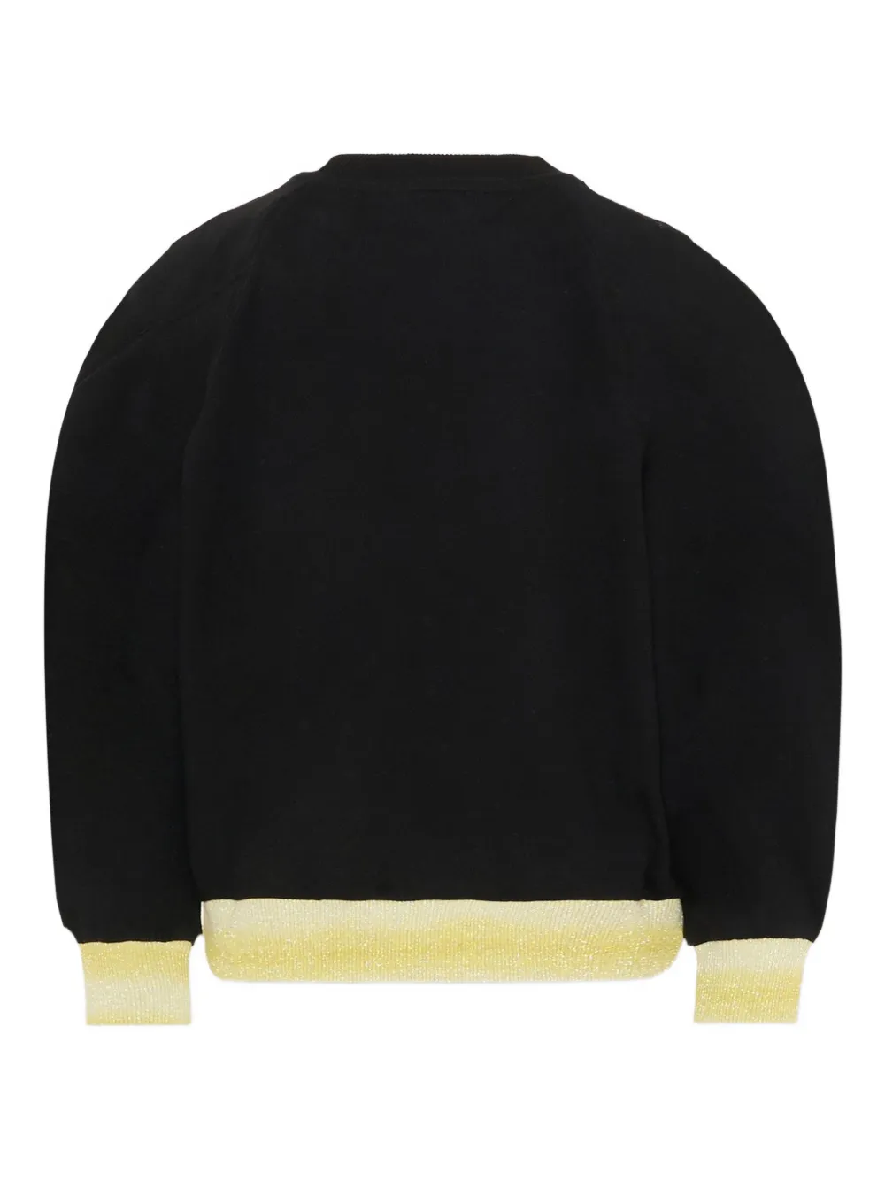 Missoni Logo-detail Crew-neck Sweater In Black