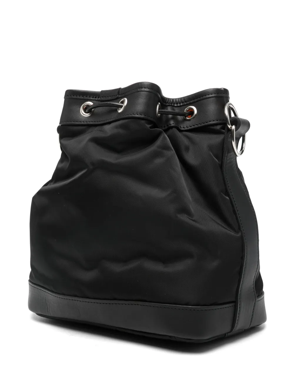 Porter-yoshida & Co Drawstring Tote Bag In Black