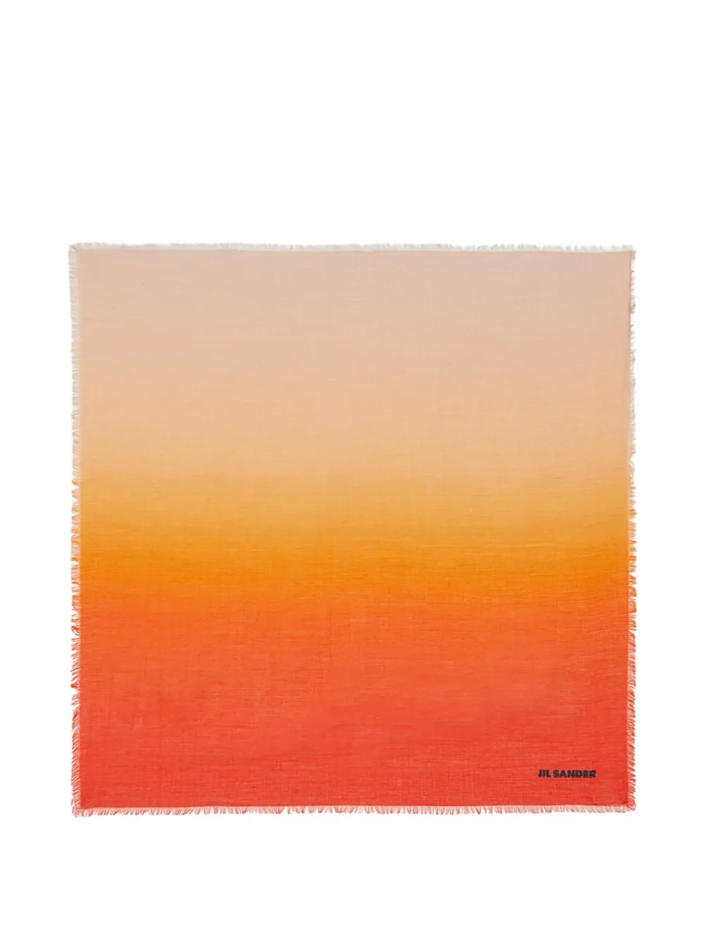 Jil Sander gradient-effect scarf | Orange | Image 1