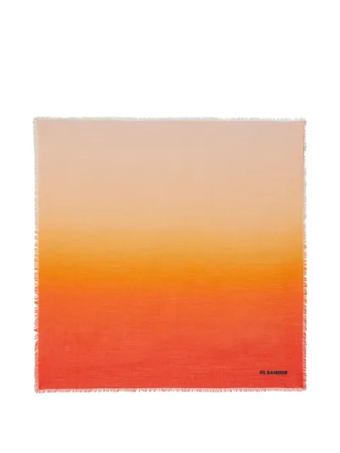 Jil Sander gradient-effect scarf