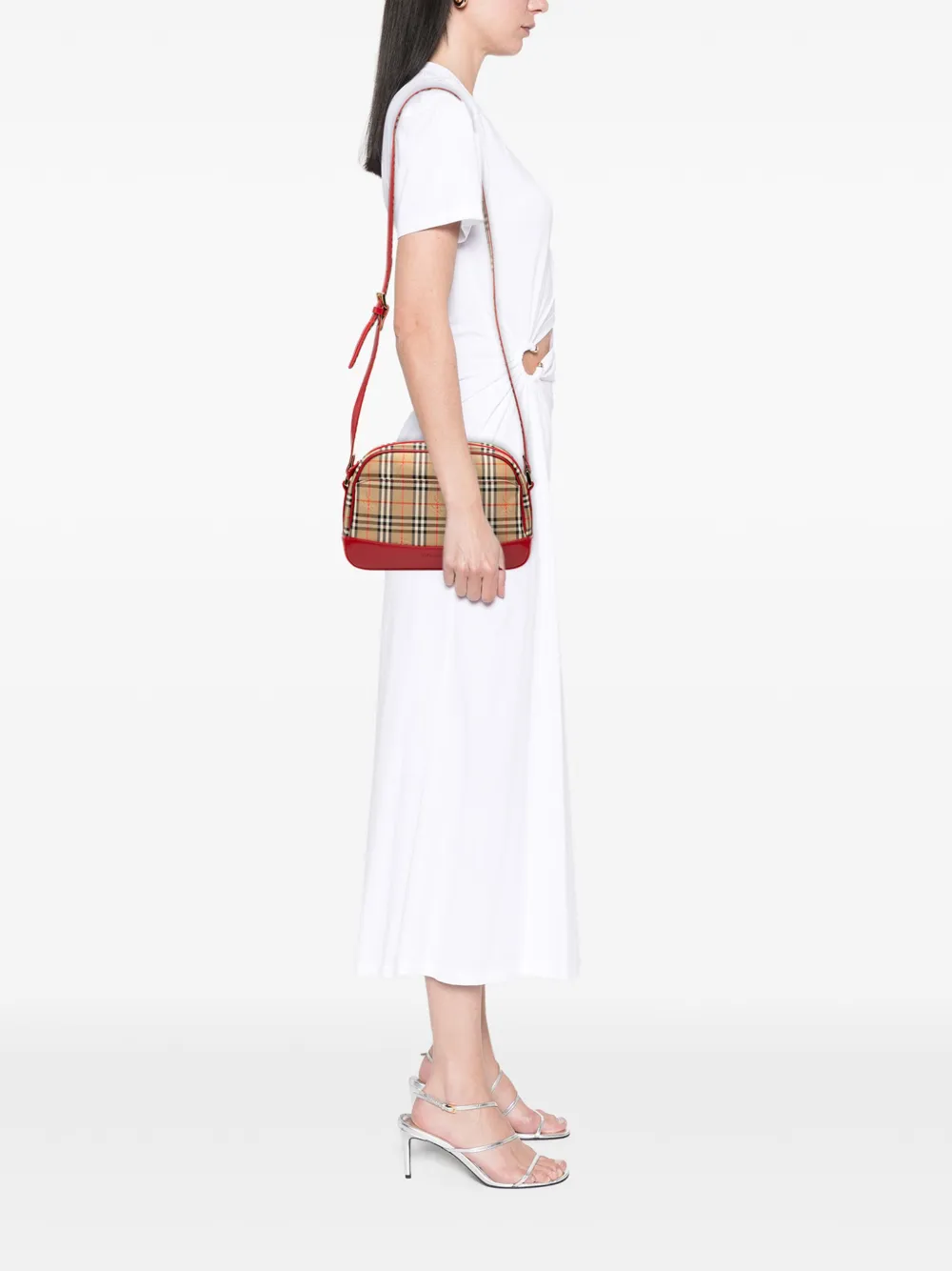 Burberry Pre-Owned 2000-2017 Haymarket Check Canvas crossbody bag | Pre-Owned | Image 2