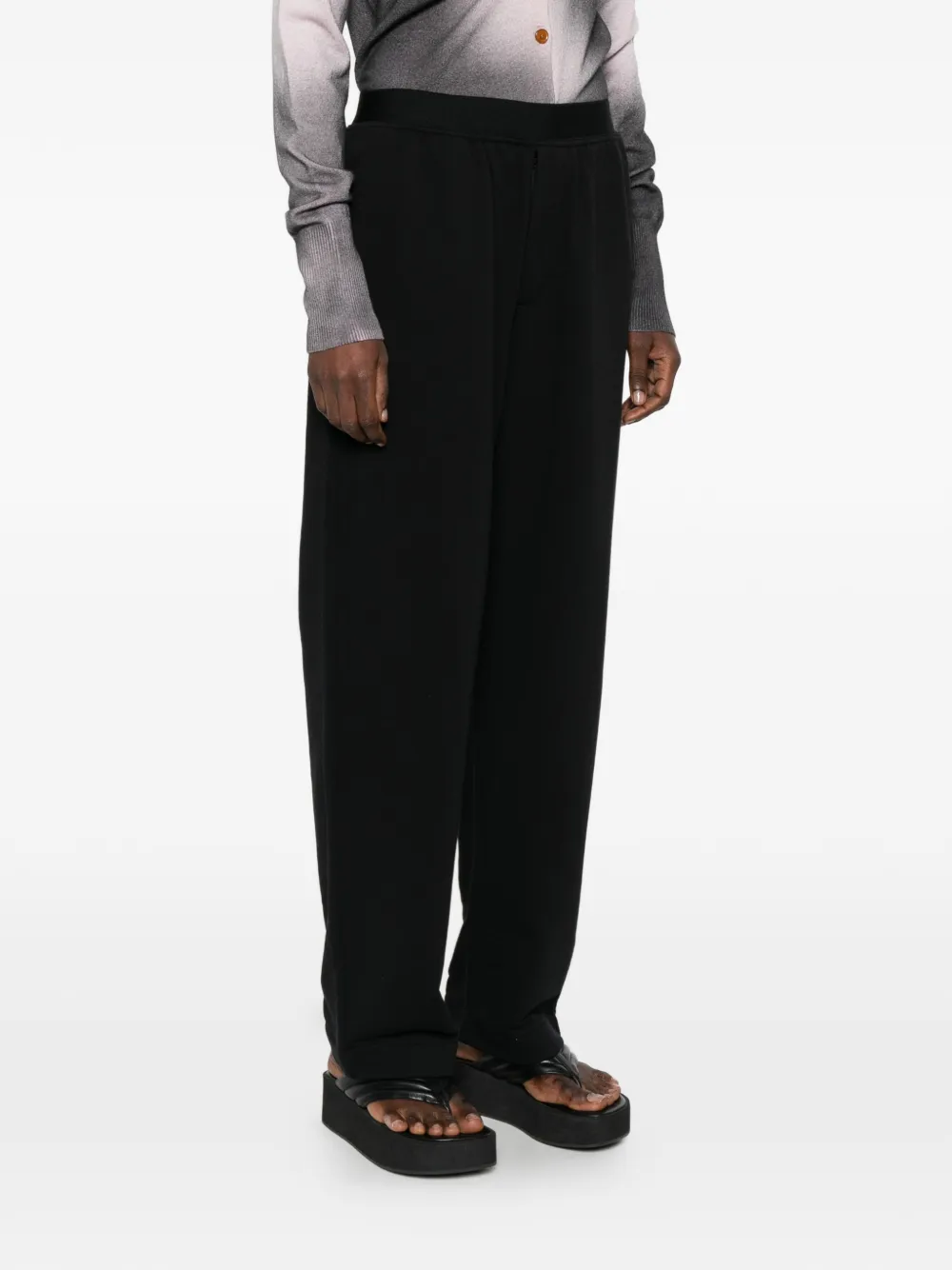 MM6 Maison Margiela Elastische broek Zwart