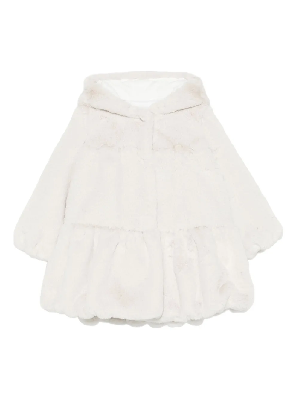 Le Bebé Enfant abrigo con capucha y volantes | neutro | Image 1