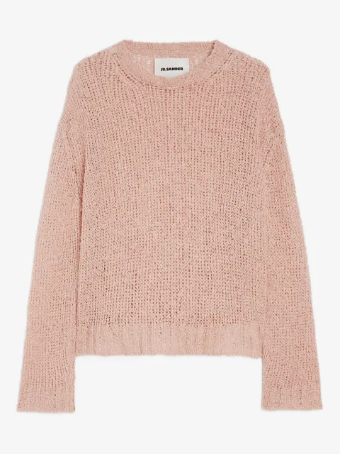 Jil Sander linen crew-neck sweater