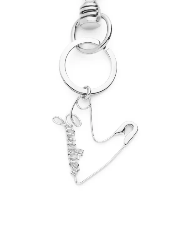 Jean Paul Gaultier Heart safety-pin Keyring | Silver | FARFETCH Jean Paul Gaultier Heart safety-pin Keyring | Silver | FARFETCH