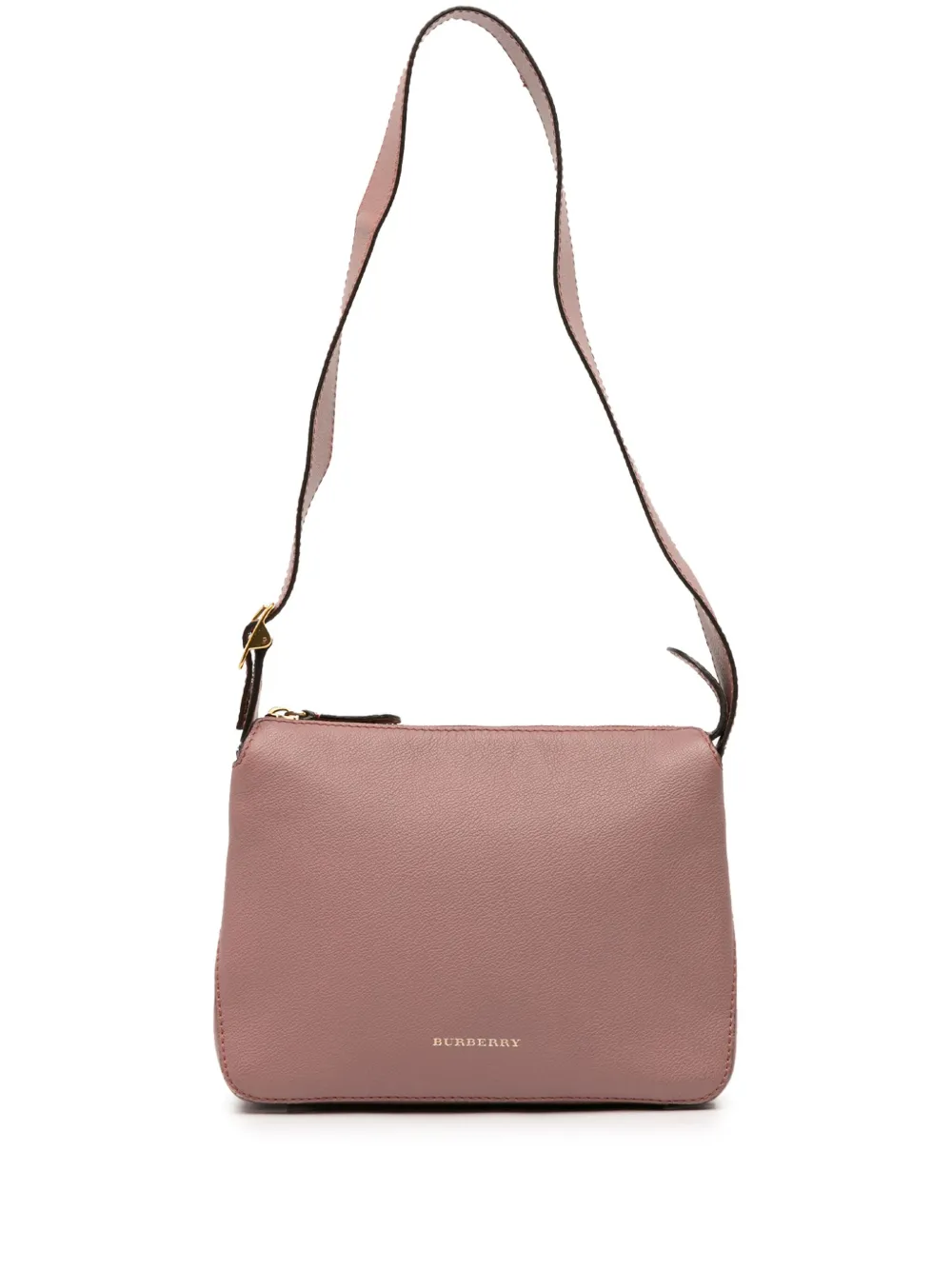 Burberry Pre-Owned 2000-2017 スモール グレインカーフ ヘルムズリー ショルダーバッグ - ピンク