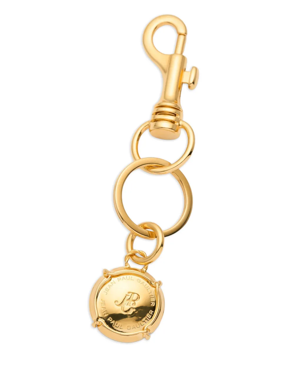 Jean Paul Gaultier champagne-cork keyring - Gold