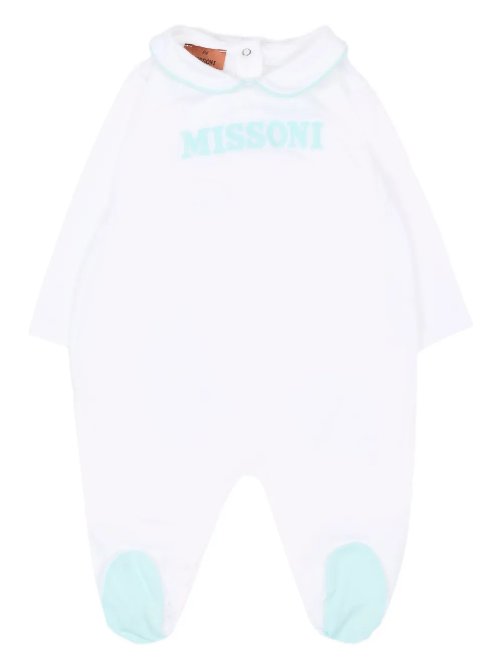 Missoni White Set For Baby Boy With Logo In White