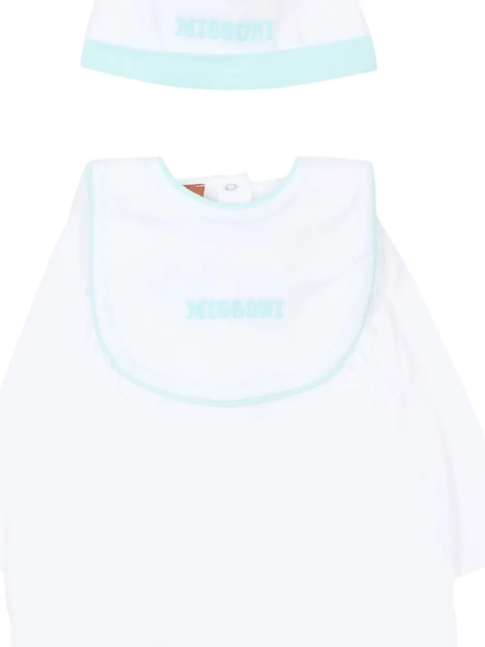 Missoni White Set For Baby Boy With Logo In White