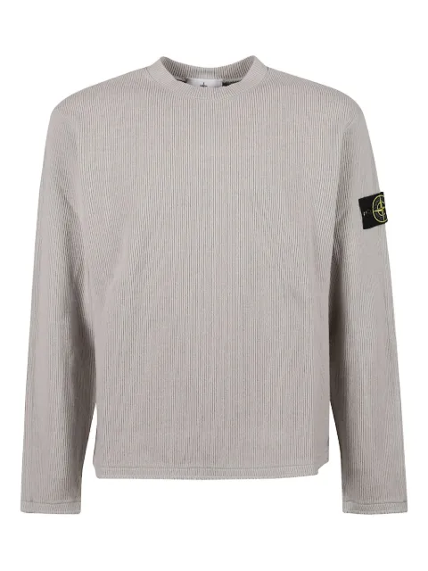Stone Island logo-patch sweater 