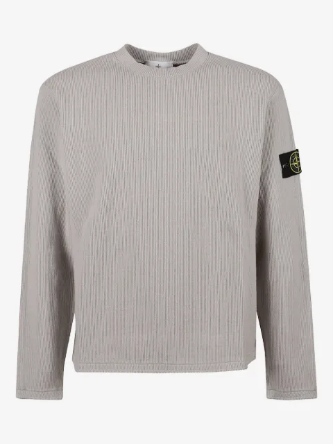 Stone Island logo-patch sweater 