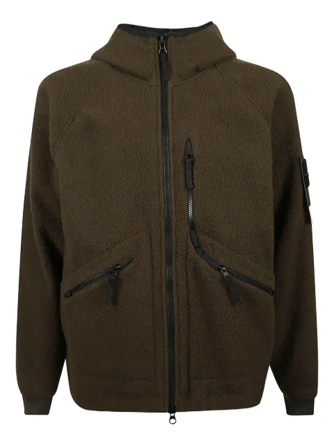 Stone Island hooded zip-up jacket