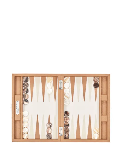 Hector Saxe leather backgammon