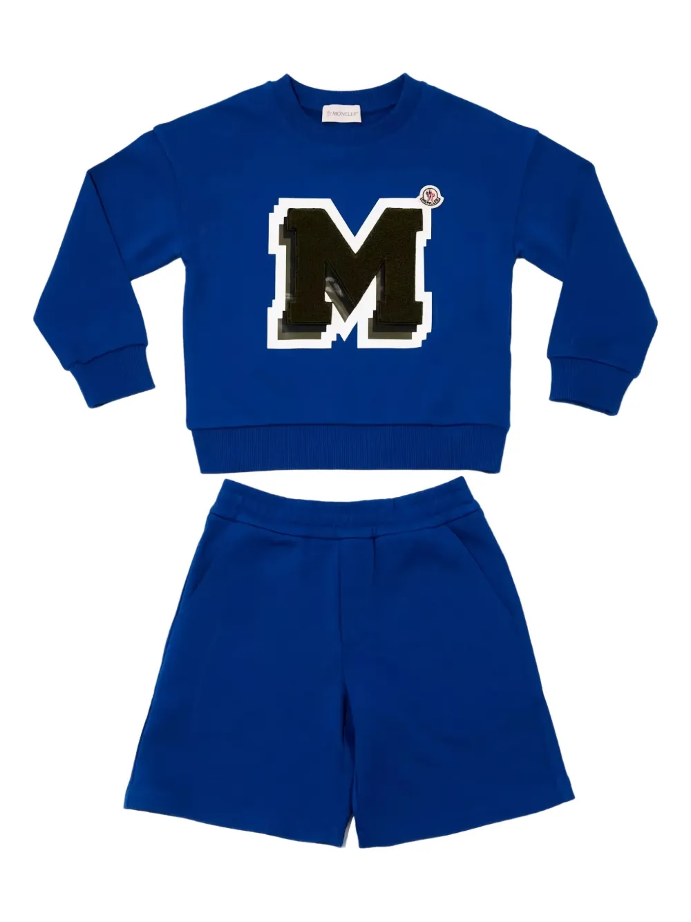 Moncler Enfant ロゴ トラックスーツ - ブルー Moncler Enfant ロゴ トラックスーツ - ブルー