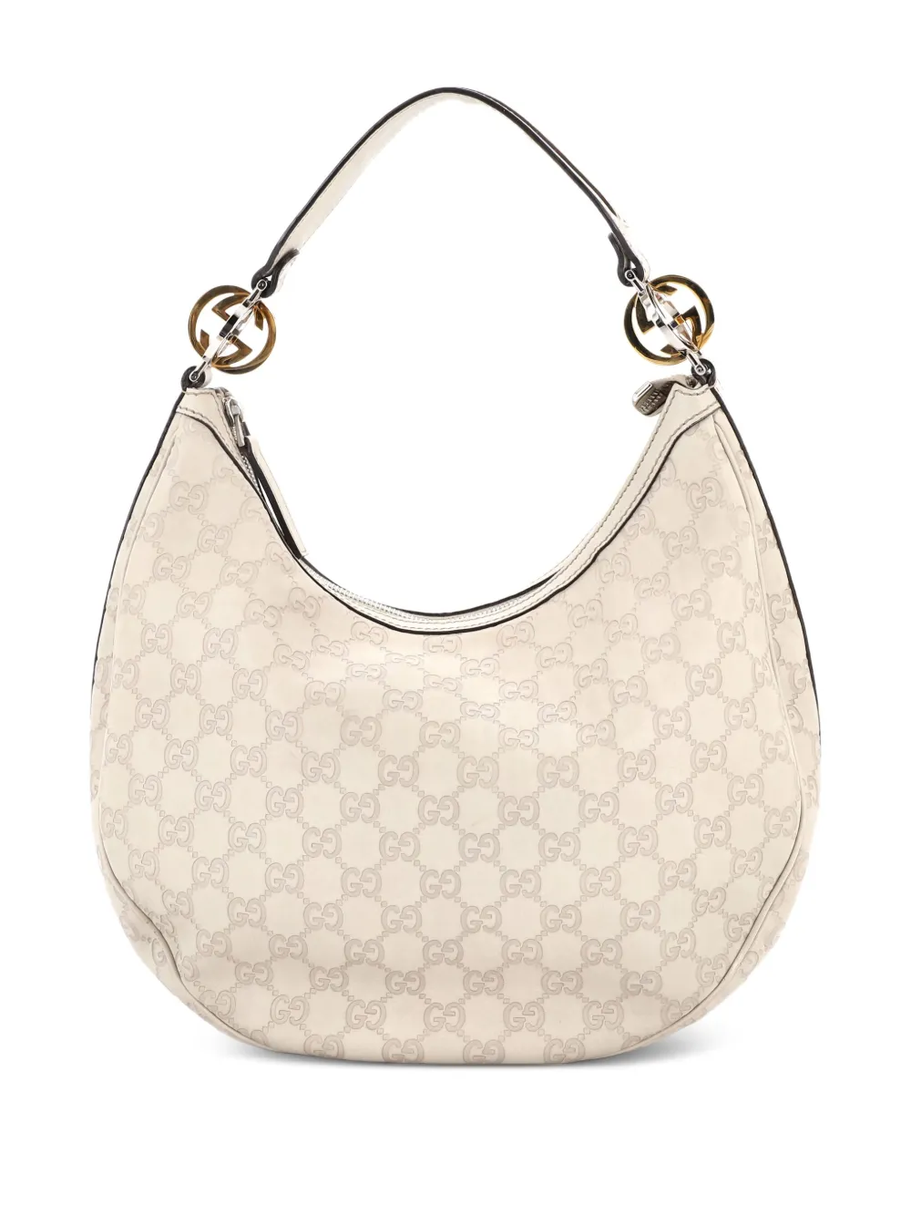Gucci Pre-Owned Twins Guccissima Leather Medium hobo bag - ニュートラル