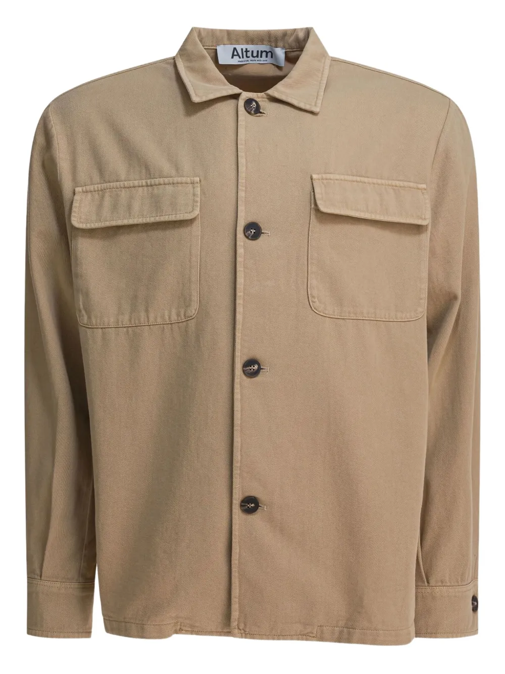 ALTUM button-fastening coat | tons neutres | Image 1