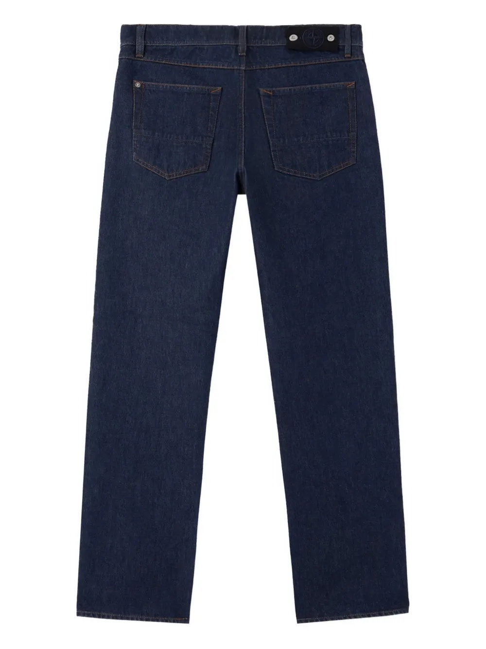 Stone Island logo-patch jeans - Blauw