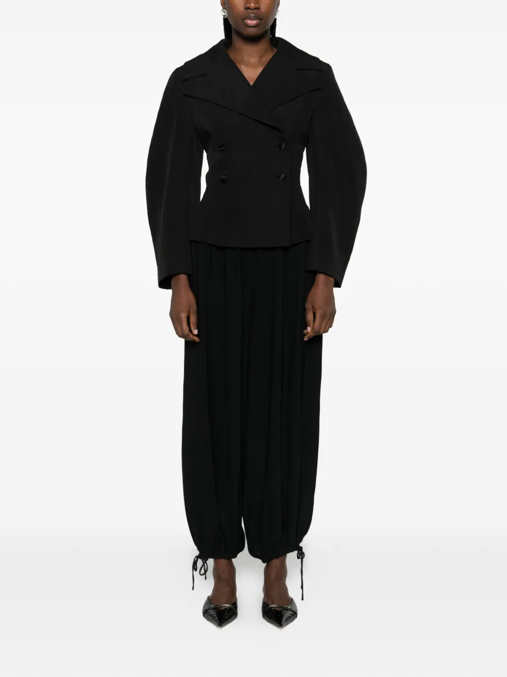  Liberowe Jiani Double-breasted Jacket - Black 