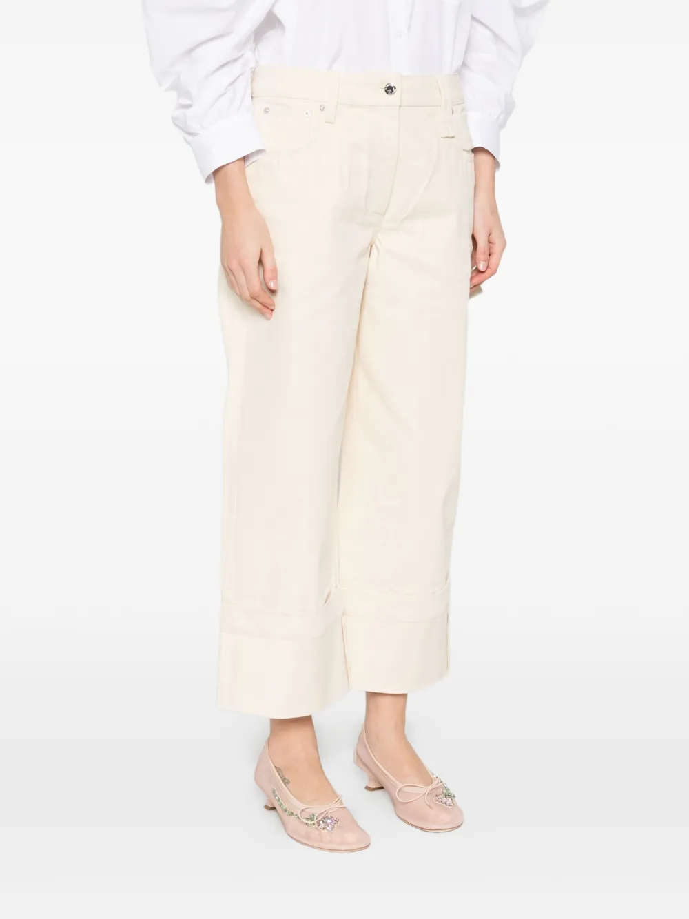  Simone Rocha Belt-loop Jeans - Neutrals 