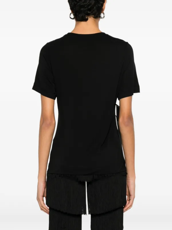 Simone Rocha リボンTシャツ Simone Rocha Ribbon bow-print T-shirt | White | FARFETCH