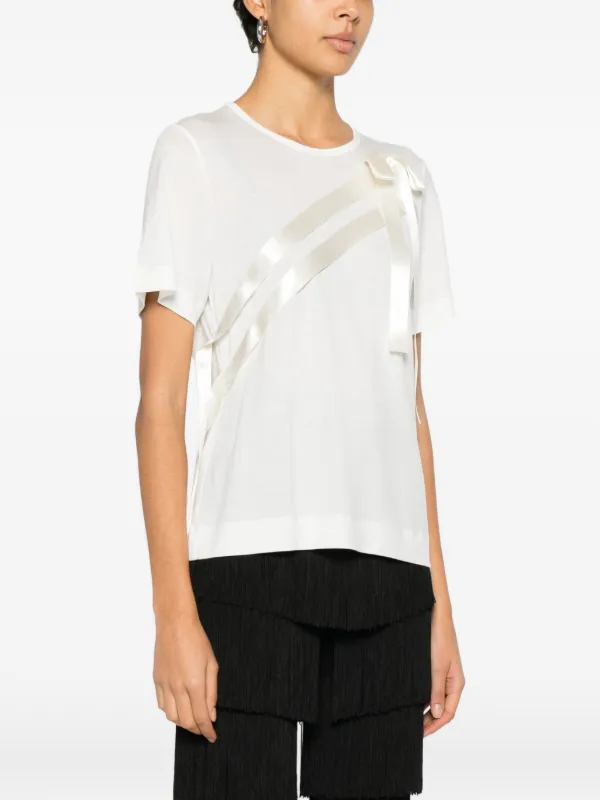 Simone Rocha リボン Tシャツ | ホワイト | FARFETCH JP