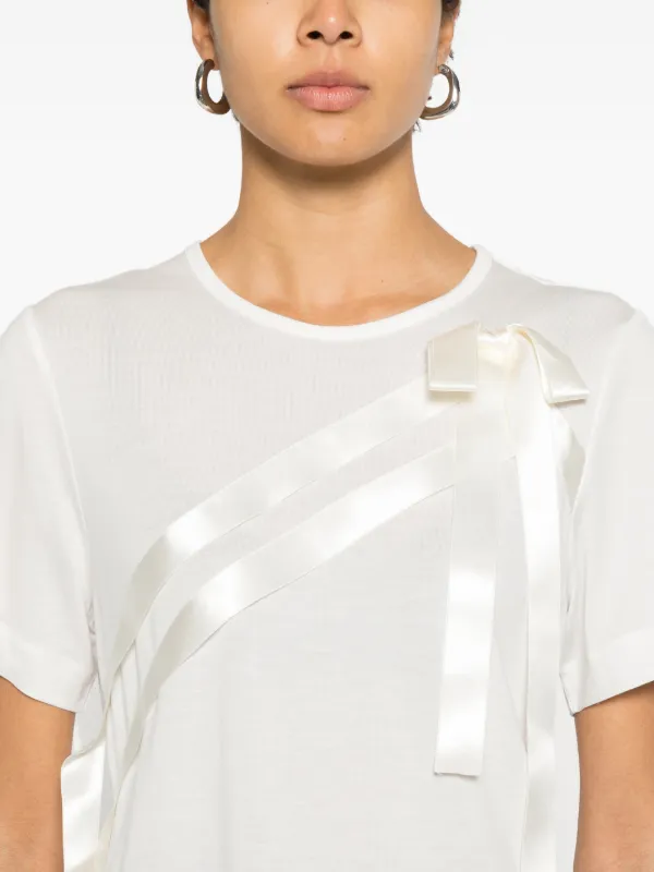Simone Rocha リボン Tシャツ | ホワイト | FARFETCH JP