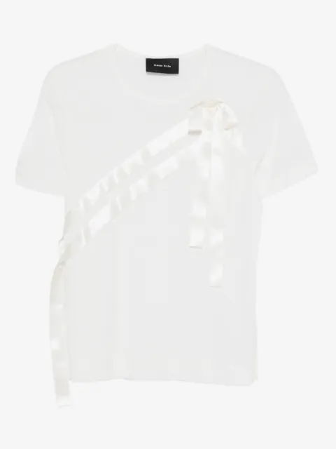 Simone Rocha 蝴蝶结腰带T恤
