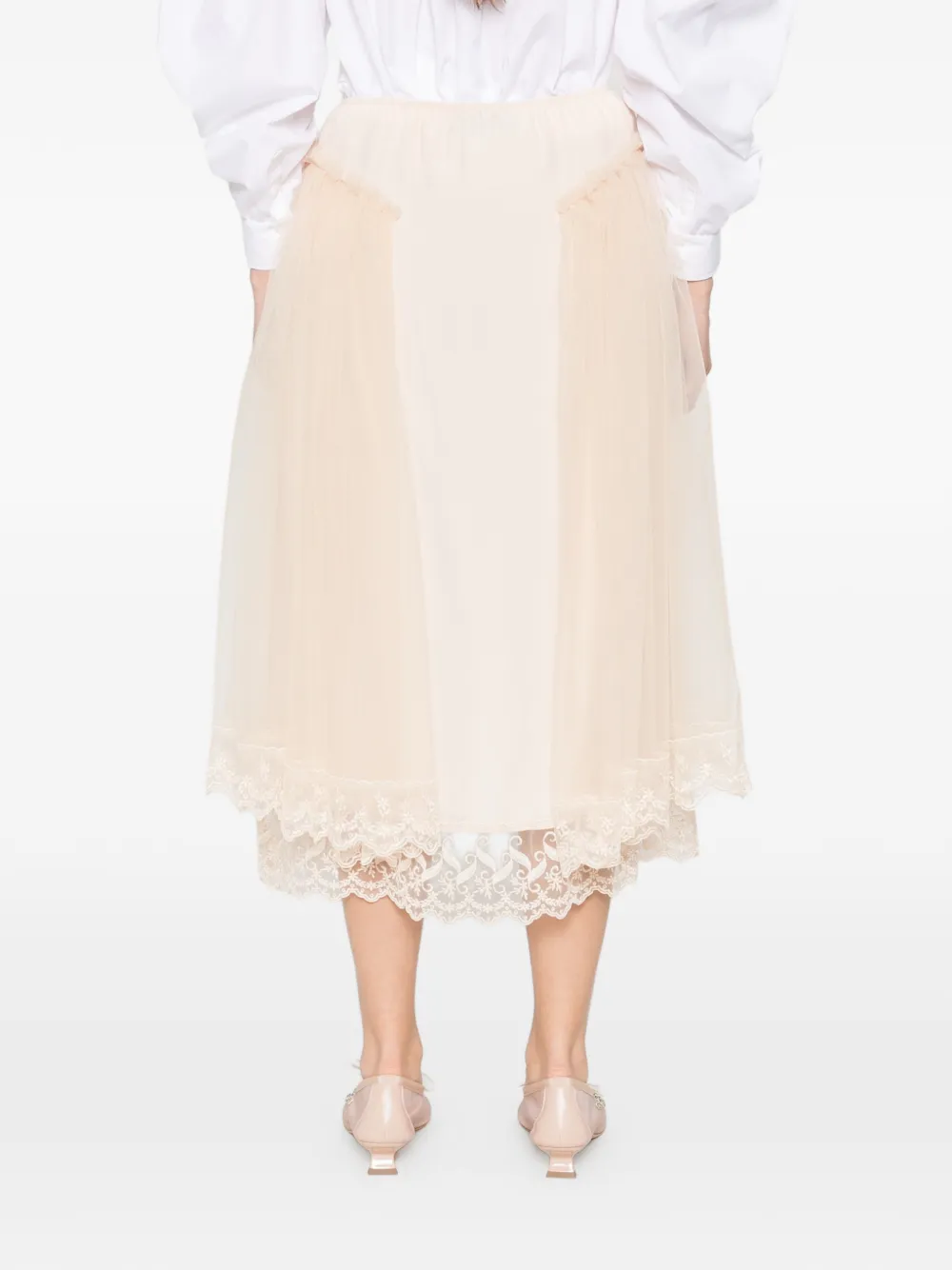 【希少】Simone Rocha 21AW レース ボリュームスカート 希少】Simone Rocha 21AW レース ボリュームスカート 【公式通販】