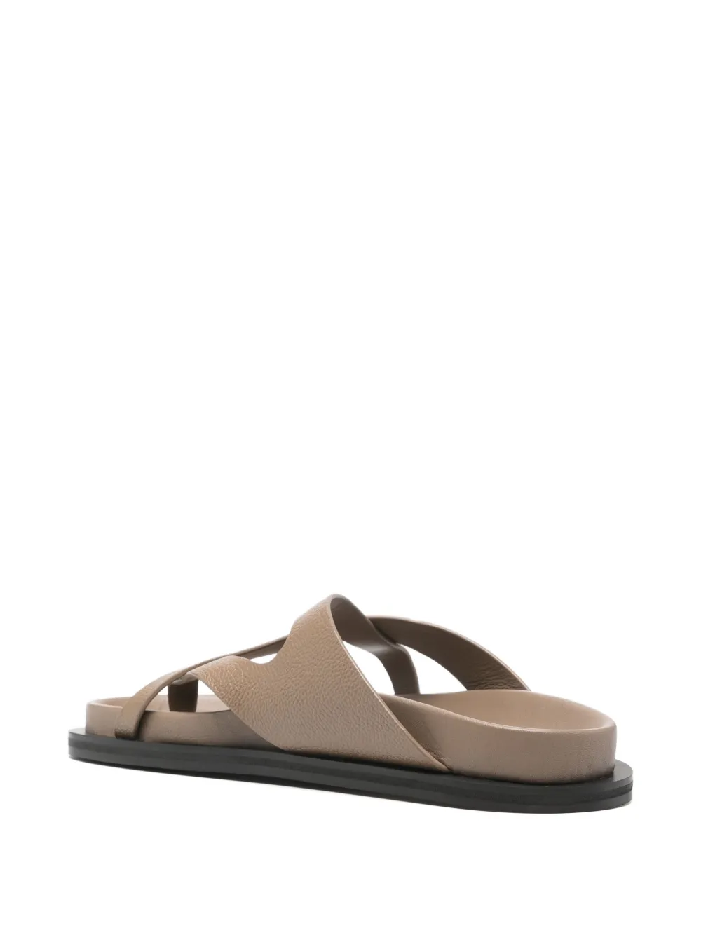 A.emery Claude Flat Sandals In Brown