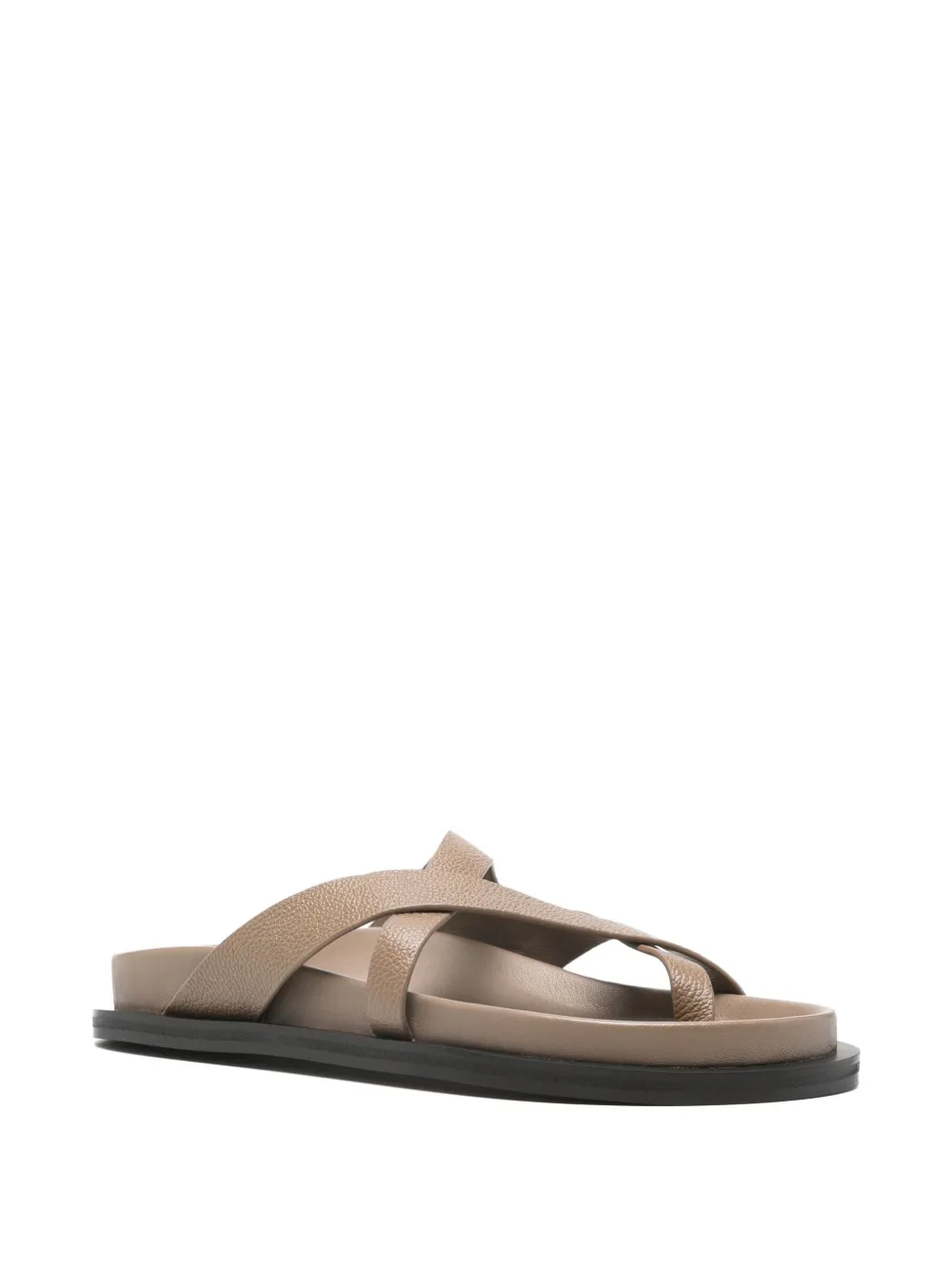 A.emery Claude Flat Sandals In Brown