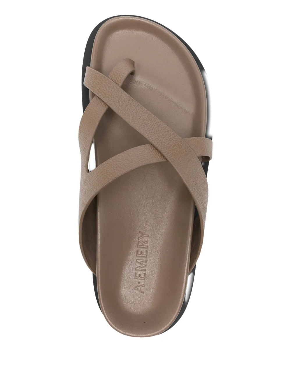 A.EMERY Claude platte sandalen Bruin