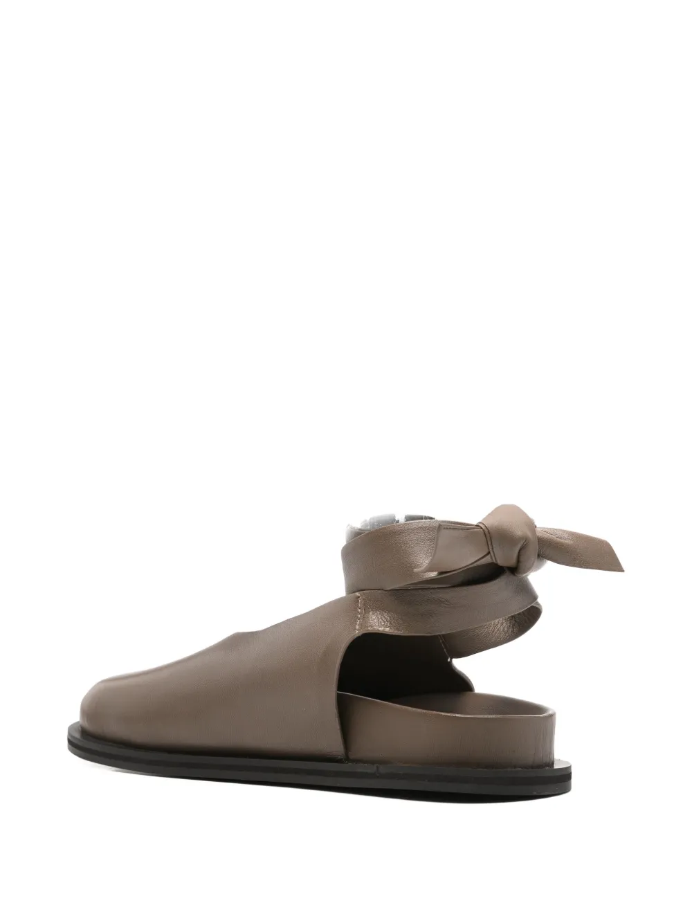  A.emery Marion Tied Clogs - Brown 