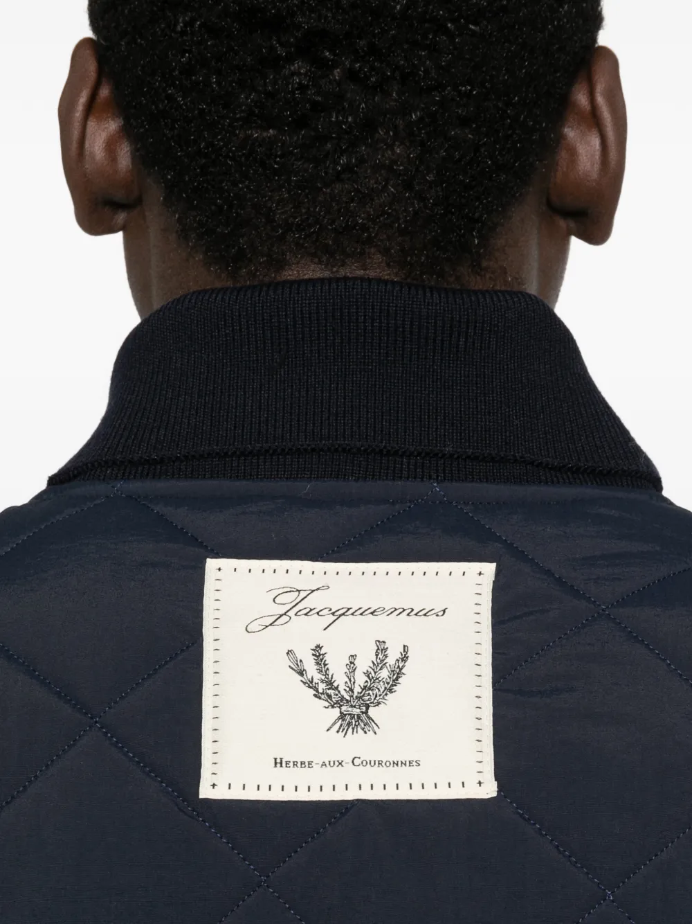 Jacquemus Bastide gewatteerd jack Blauw
