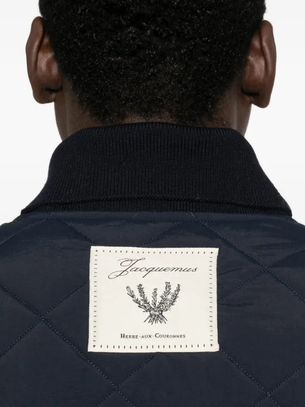 Jacquemus Bastide Quilted Jacket | Blue | FARFETCH