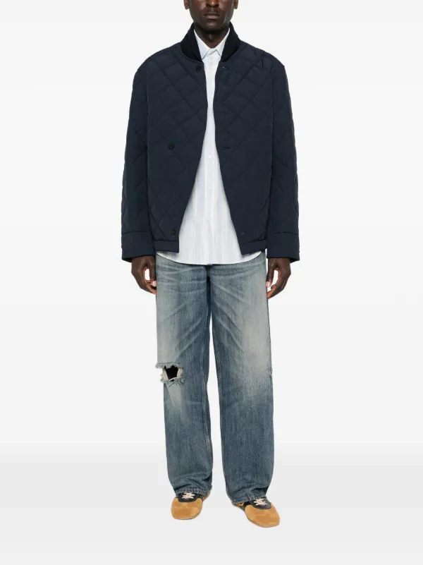 Jacquemus Bastide Quilted Jacket | Blue | FARFETCH