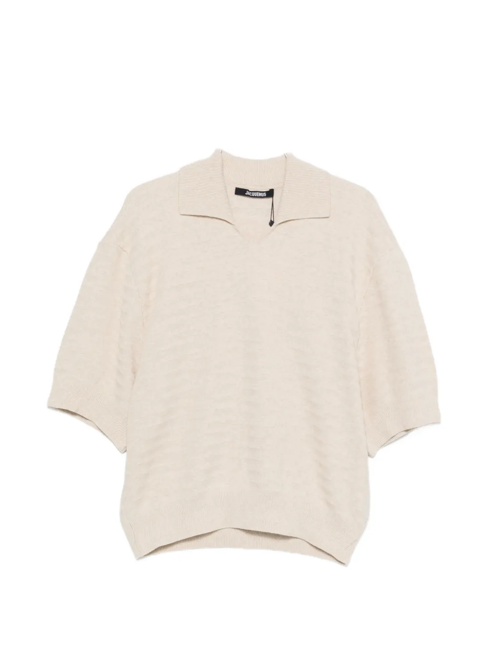 Jacquemus V-neck T-shirt - Toni neutri