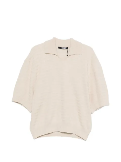 Jacquemus V-neck T-shirt