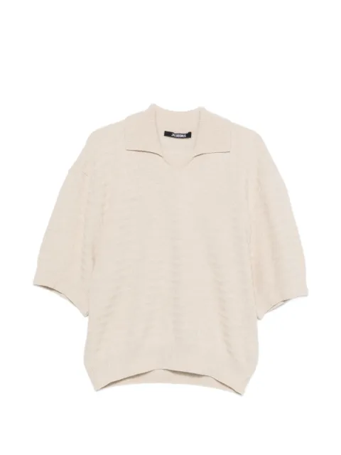 Jacquemus V-neck T-shirt